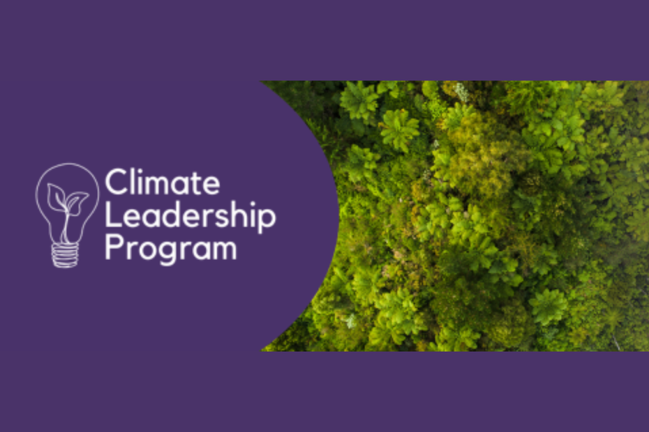 climate leadership program poster